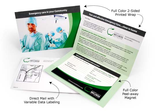 Direct Mail Magnet Wrap Details (photo)